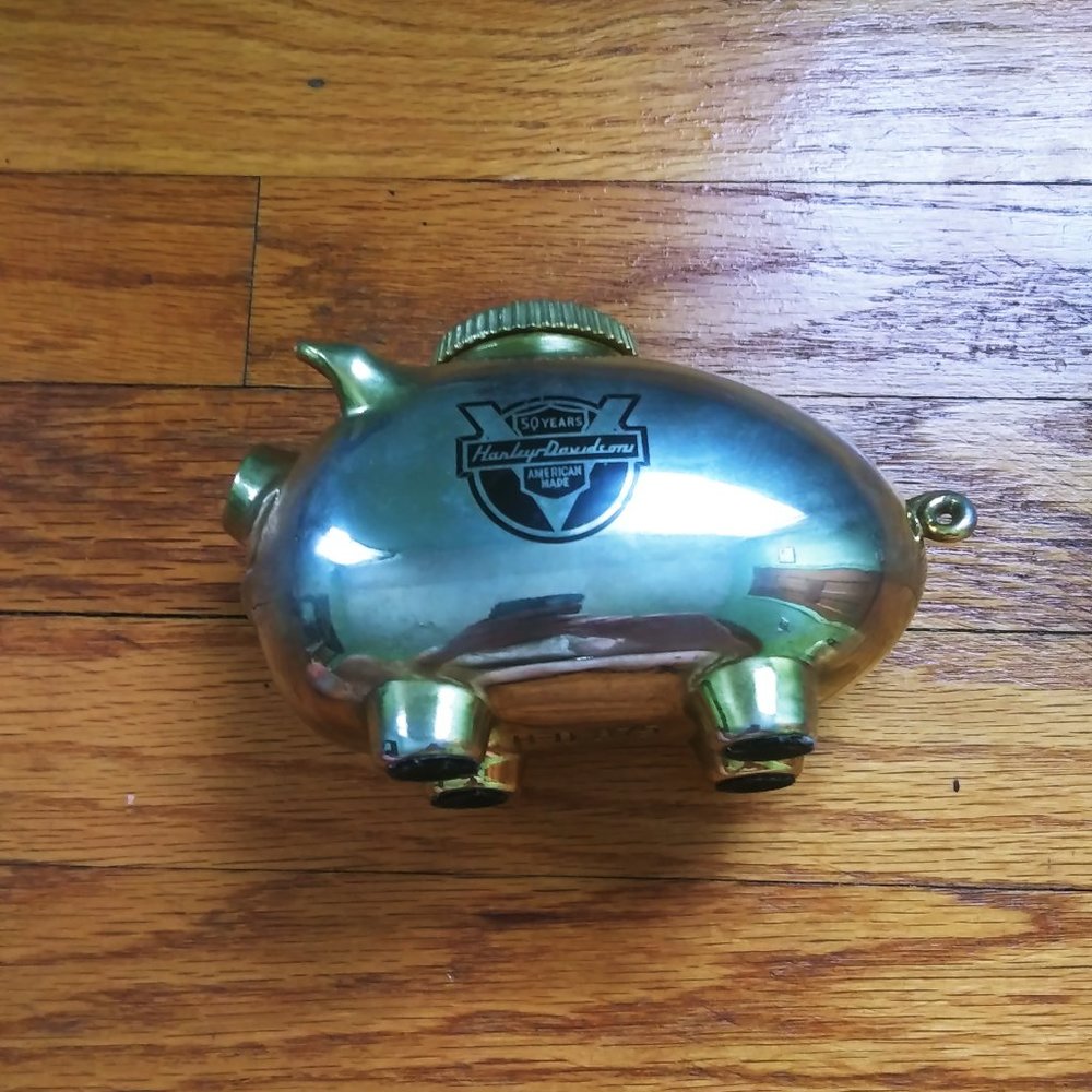 50th Anniversary Harley-Davidson Piggybank